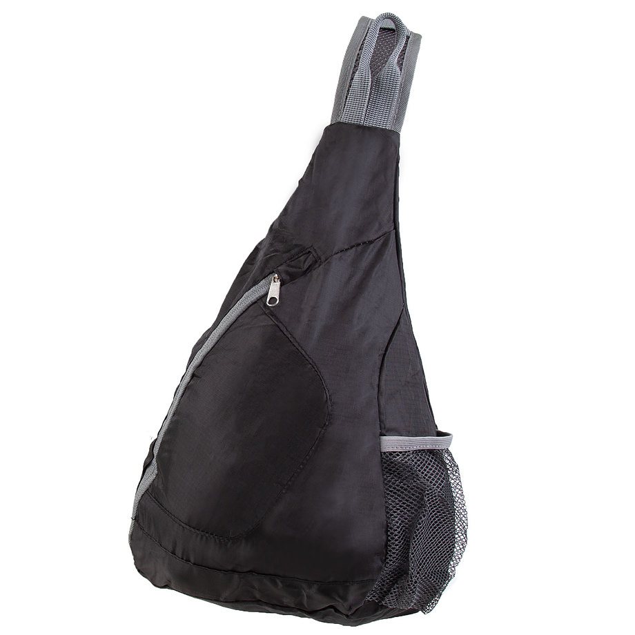 Packable crossbody bag, black