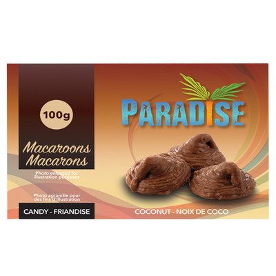 Paradise - Macarons aux noix de coco, 100g