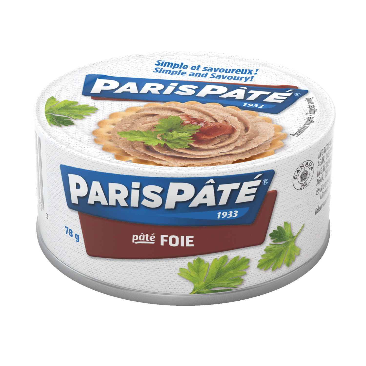 Paris Pâté - Liver pâté , 78g