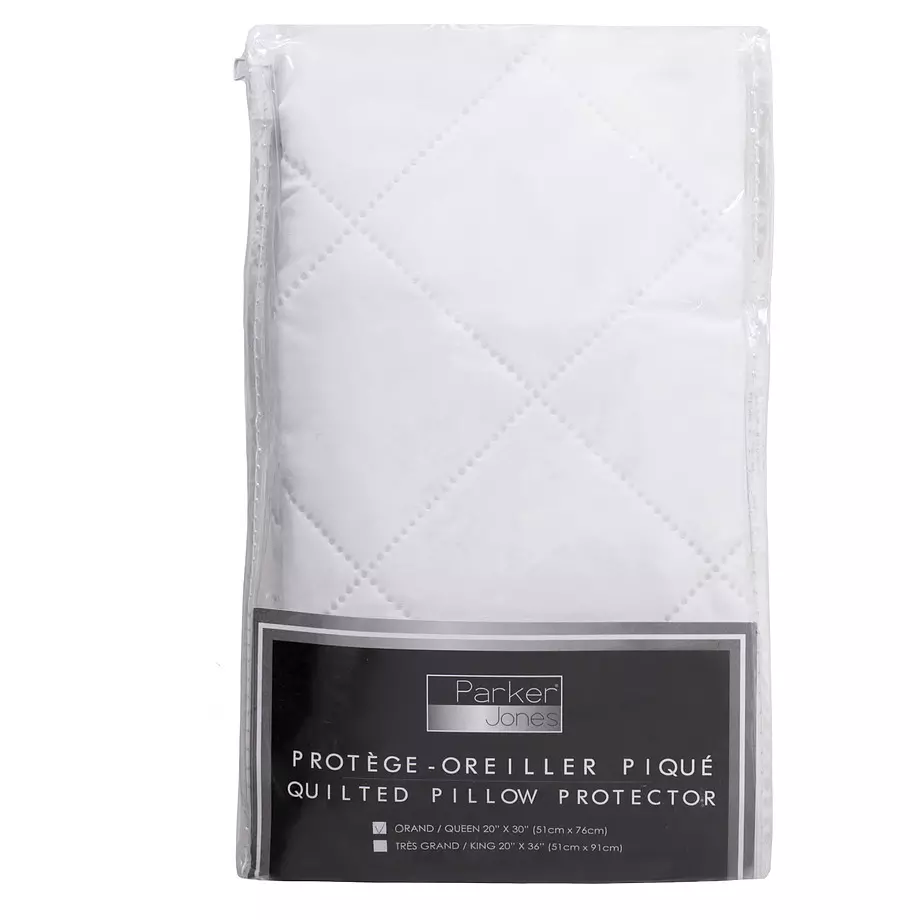 Parker Jones - Pinsonic quilted pillow protector, queen