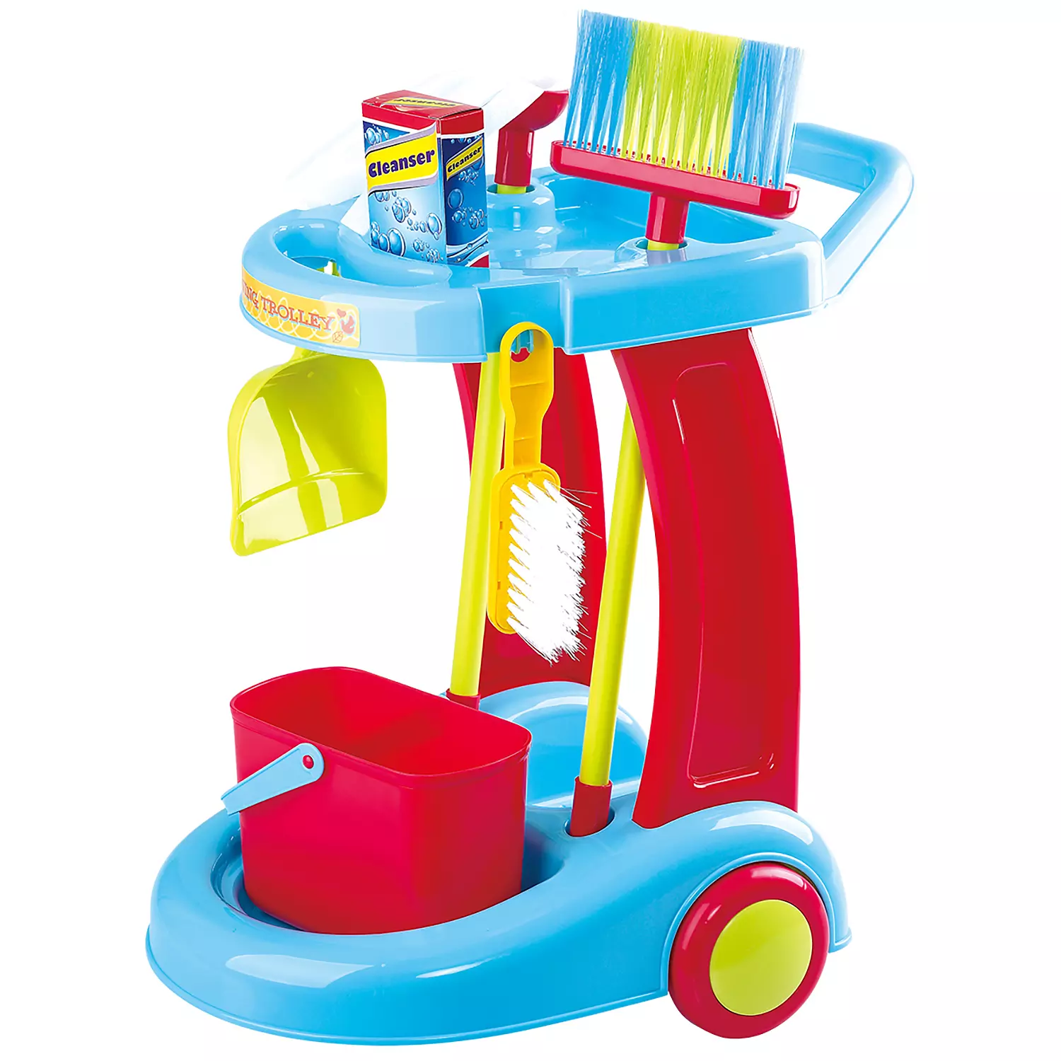 Petit chariot de ménage, 7 mcx