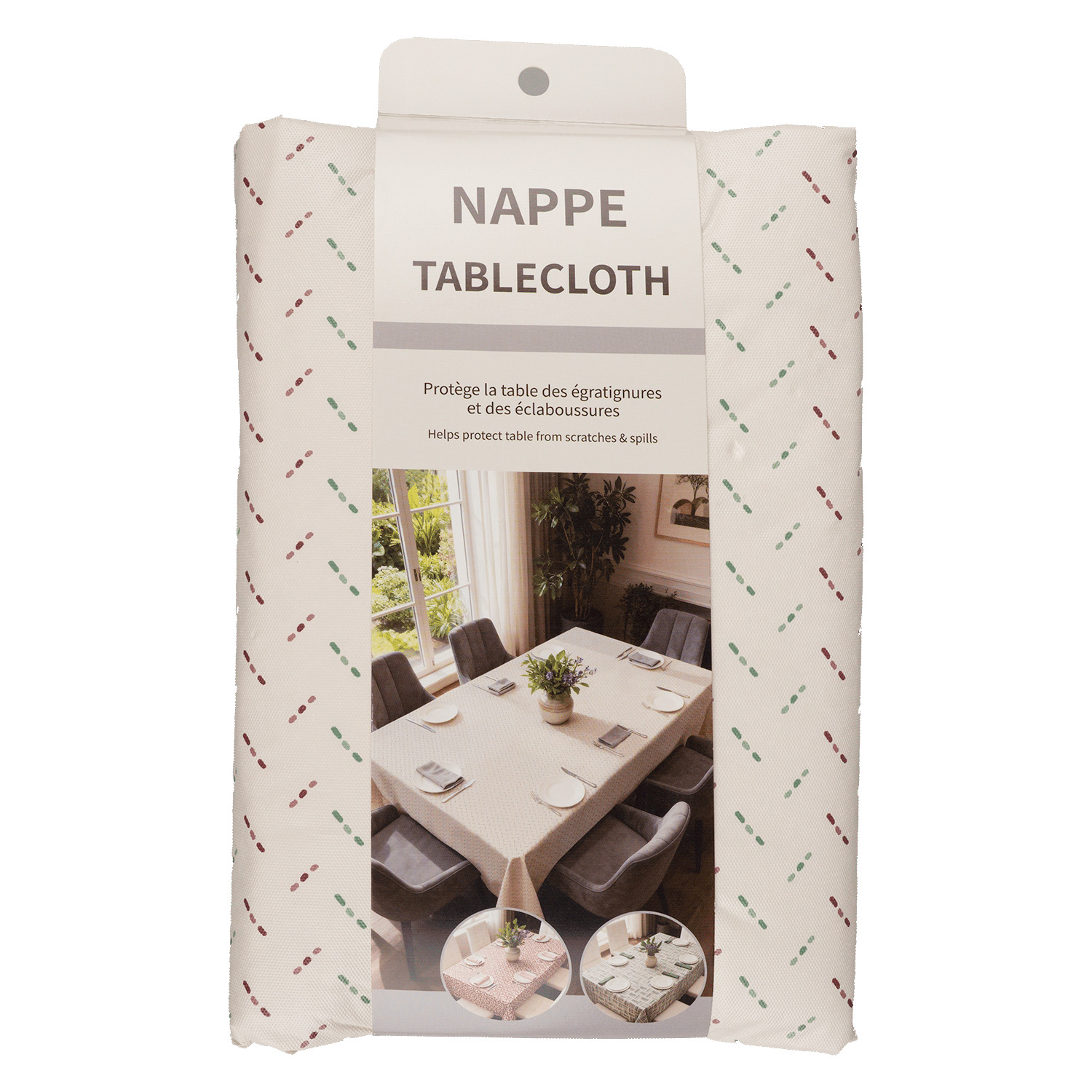PEVA tablecloth, Stripes