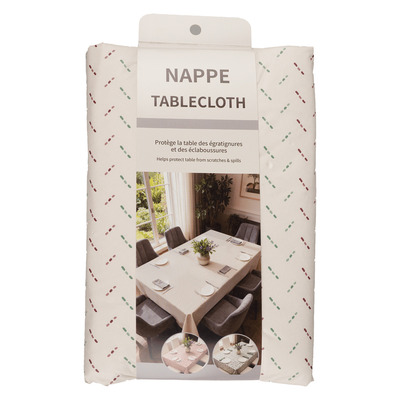 PEVA tablecloth, Stripes