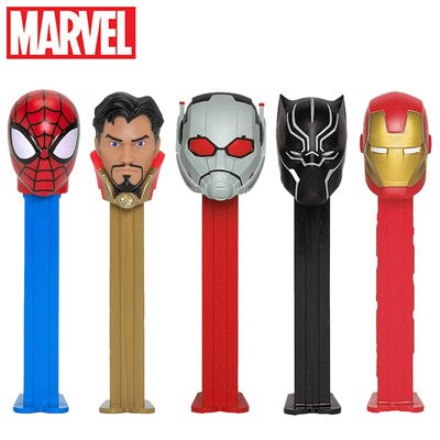 PEZ - Marvel candy dispenser and candy refill set