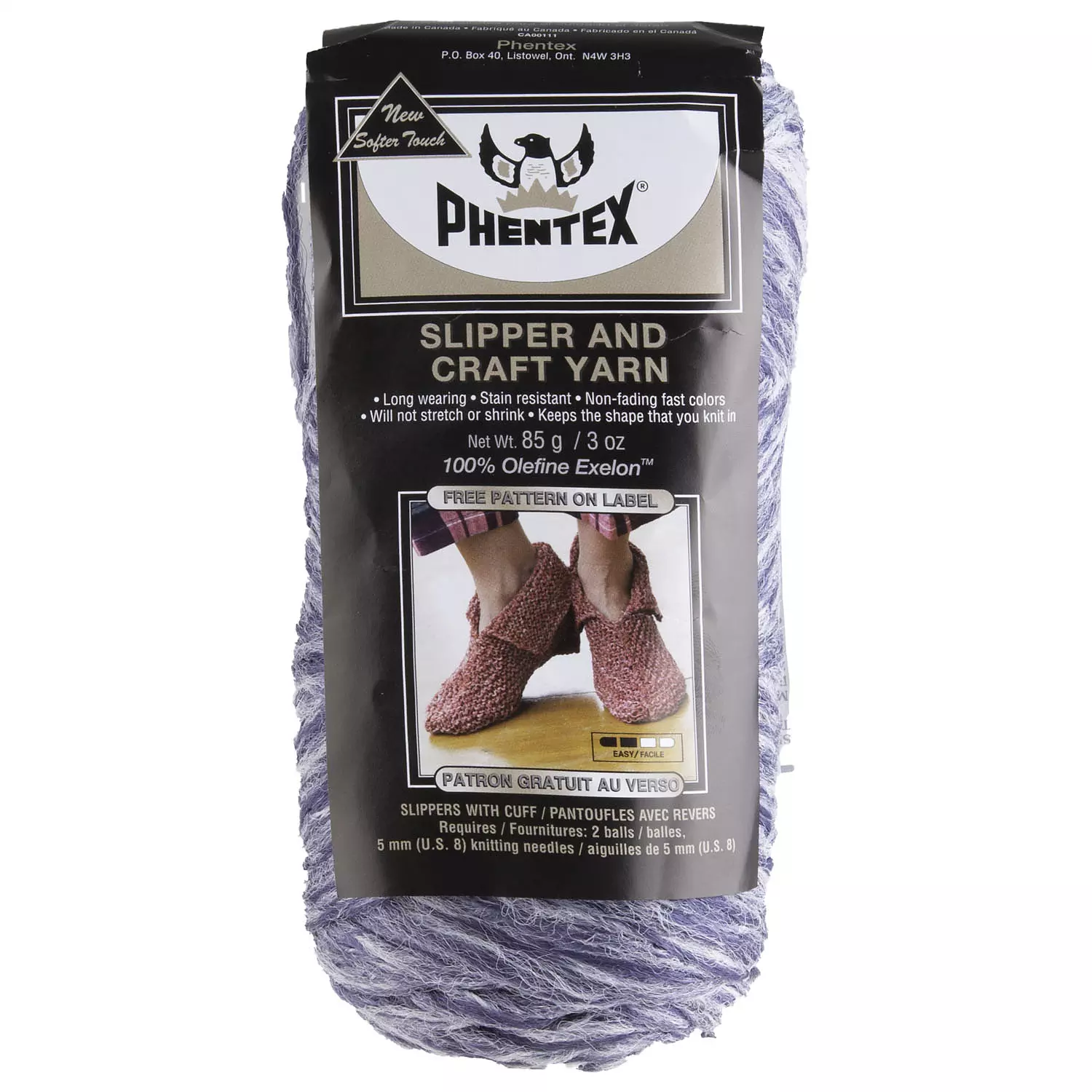 Phentex - Fil artisanal et pour chaussons, bruyère denim