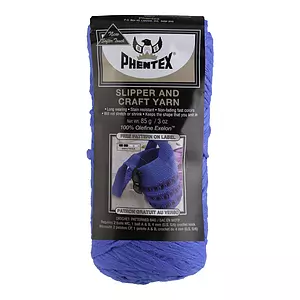 Phentex - Fil artisanal et pour chaussons, ultra bleu