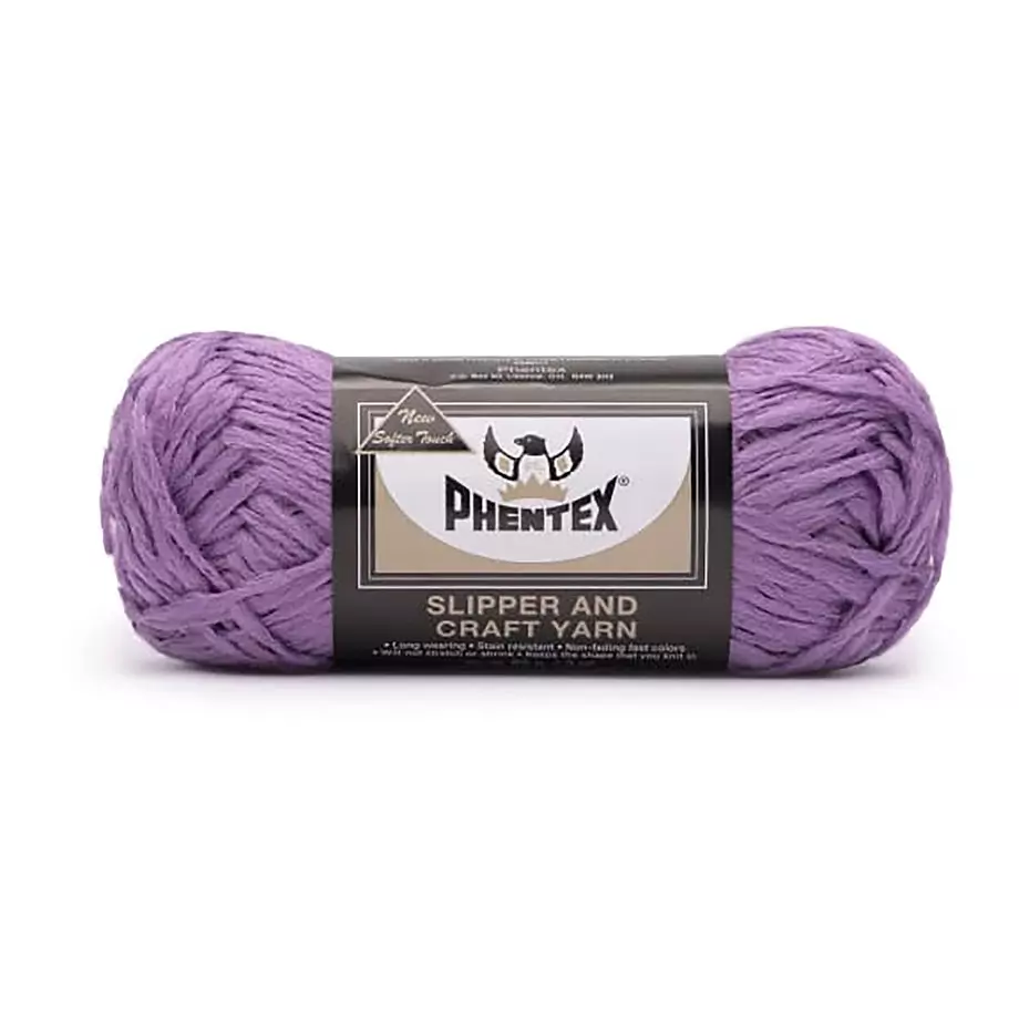 Phentex - Slipper and craft yarn, black currant
