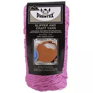 Phentex - Slipper and craft yarn, hot pink