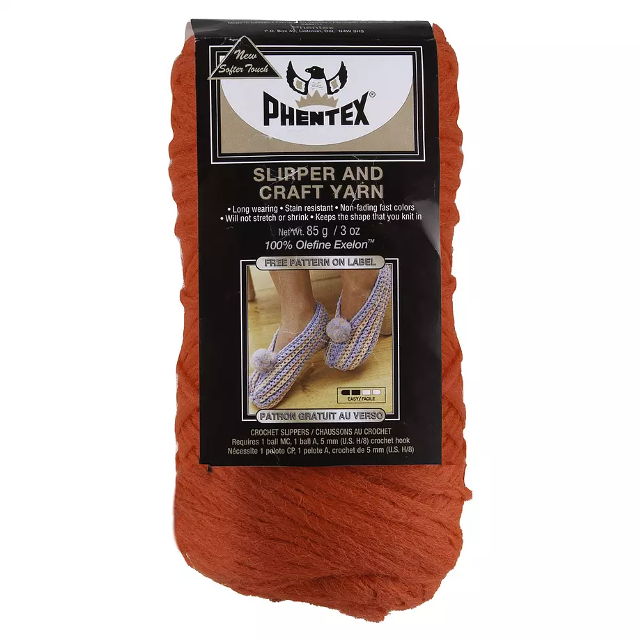 Phentex - Slipper and craft yarn, matador