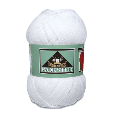 Phentex - Worsted - Yarn, White