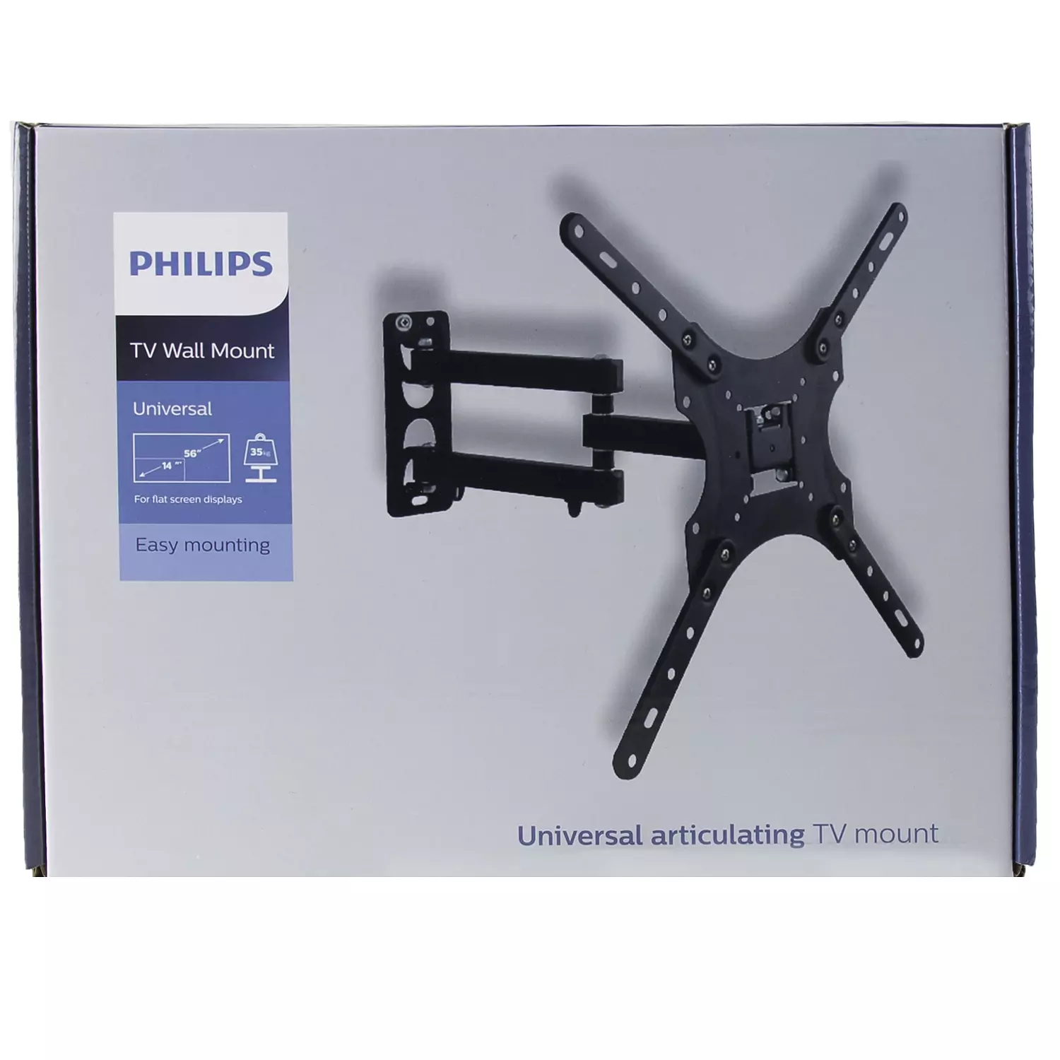 Philips - Support mural universel pout télévision. Colour: black