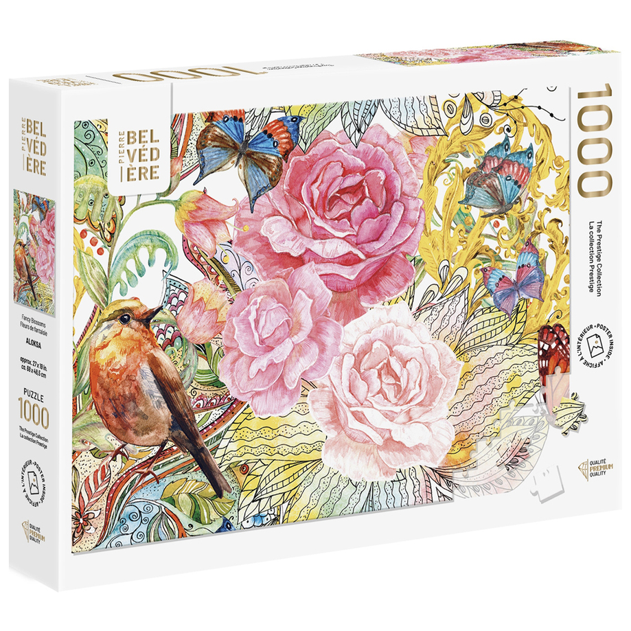 Pierre Belvedere - Puzzle, Aloksa, Fancy Blossoms 1000 pcs