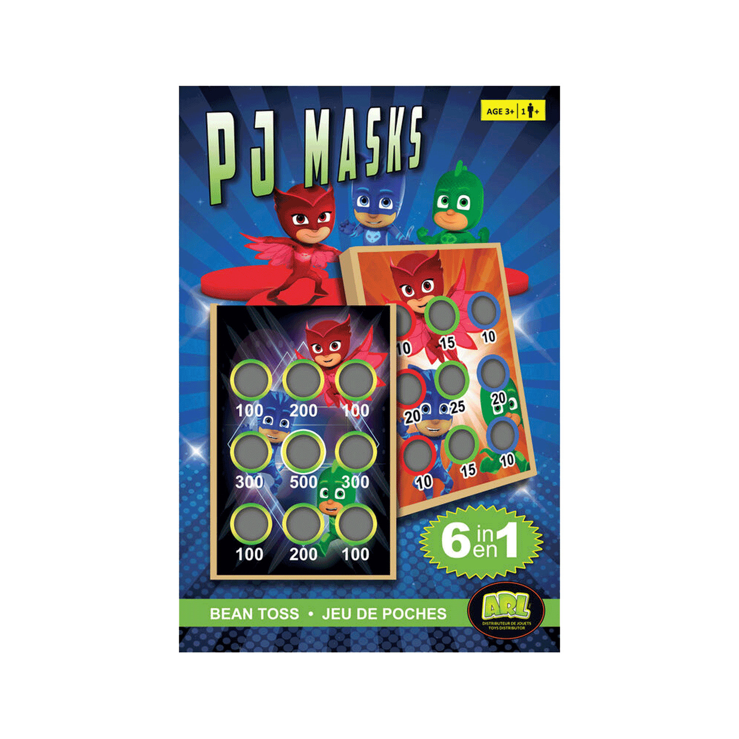 PJ Masks : jeu de poches, 6 jeux en 1