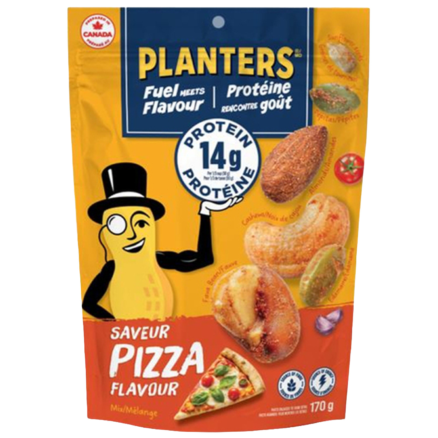 Planters - Mixed nuts, Pizza flavoured