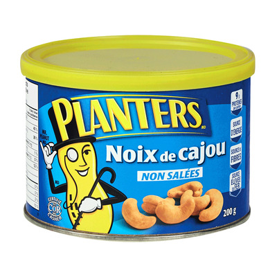 Planters - Unsalted cashews, 200g