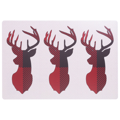 Plastic placemat - Holiday Deer