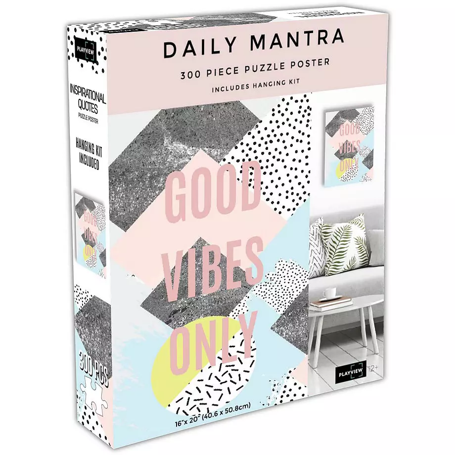 Playview - Puzzle, Daily Mantra, Good vibes only, 300 pcs