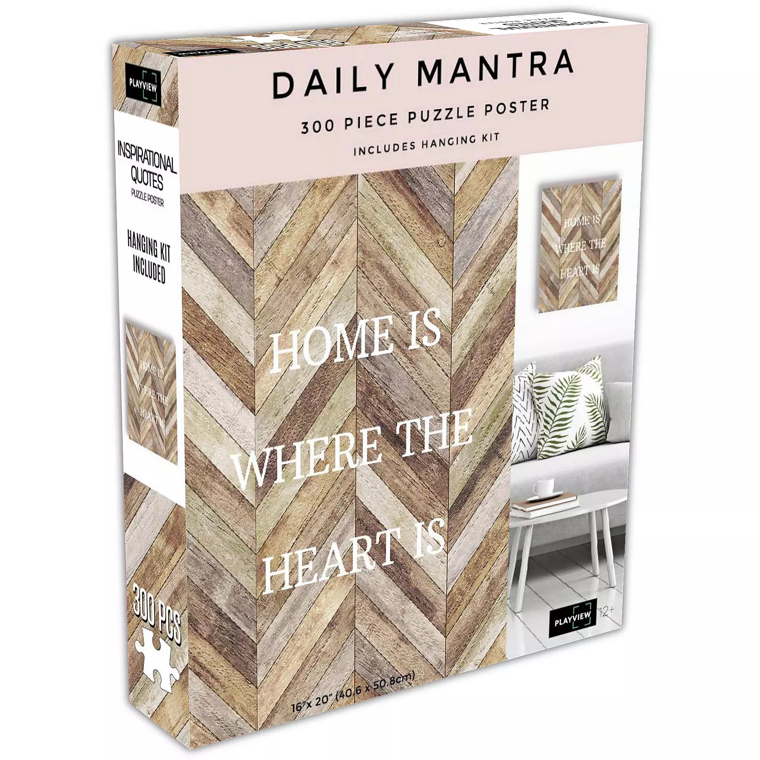 Playview - Puzzle, Daily Mantra, Home is where the heart is, 300 mcx