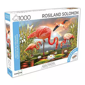 Playview - Puzzle, Rosiland Solomon, Flamingos, 1000 pcs