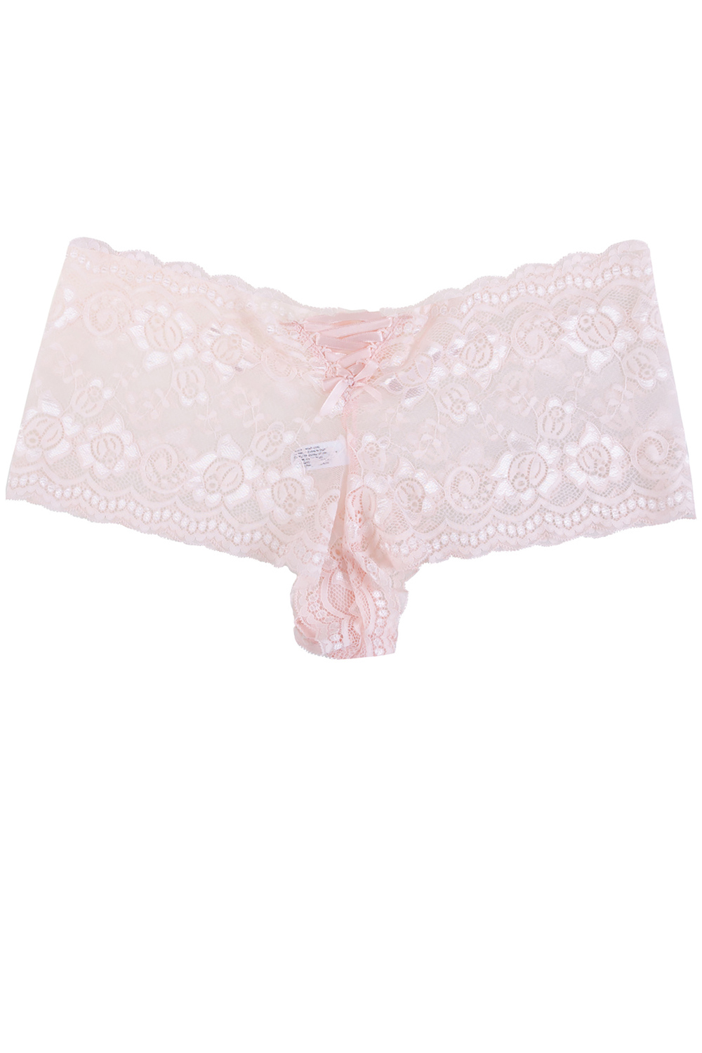 Plunging lace push-up demi bra set, blush - Plus Size. Colour: light pink.  Size: 40c/8