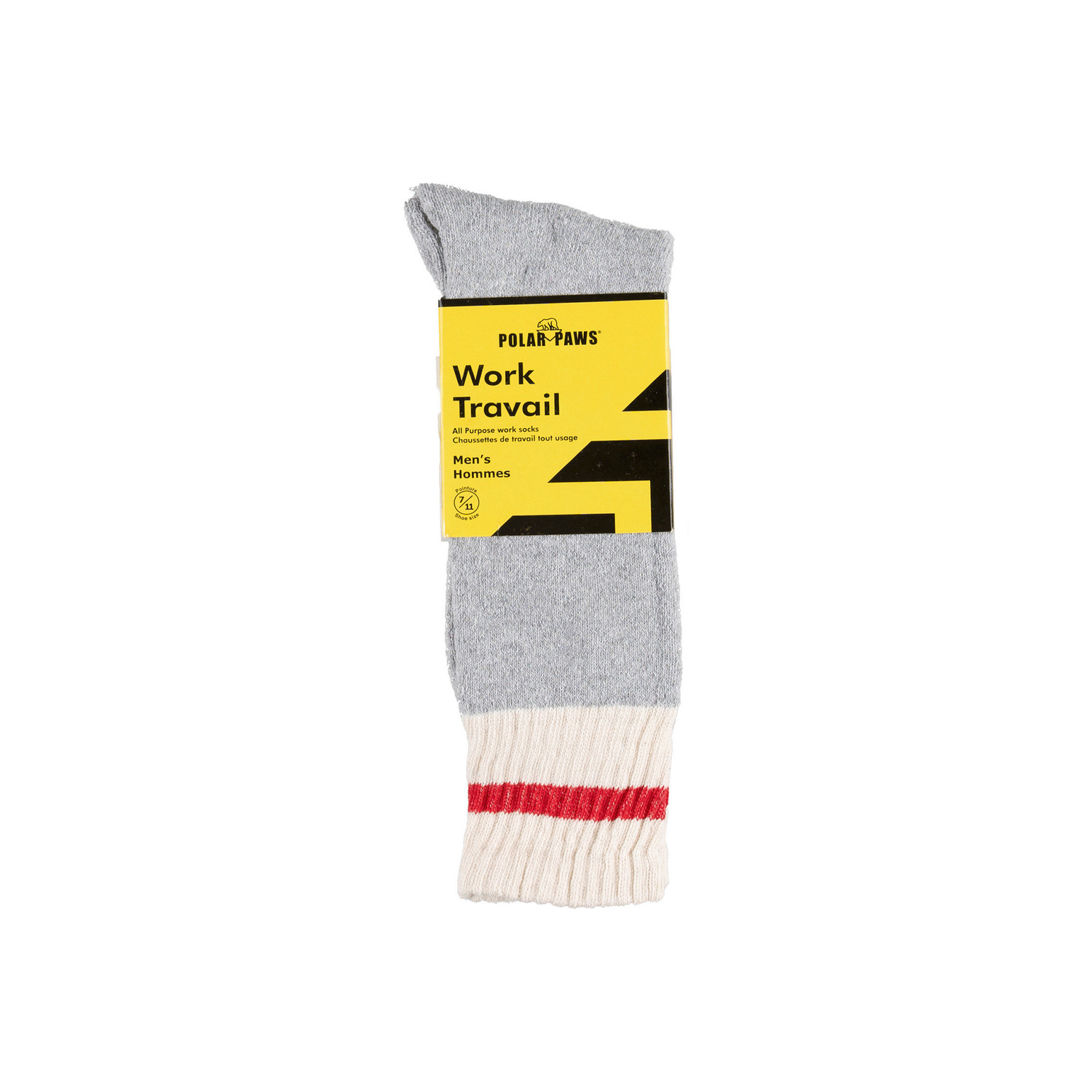 Polar Paws - All purpose work socks, grey