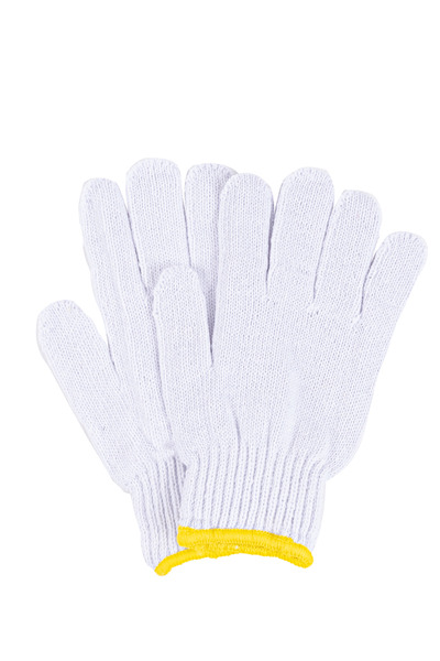 Poly-cotton string knit work gloves, pk. of 12