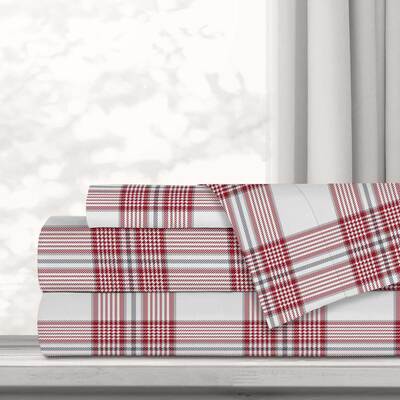 Premium microfiber sheet set - Classic tartan