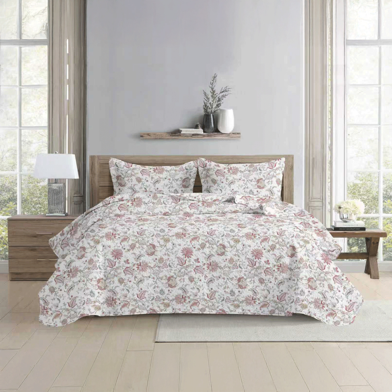 Printed quilt set, Summer field