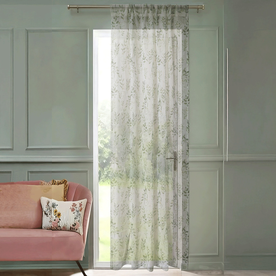 Printed voile panel, 54"x84"