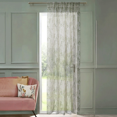 Printed voile panel, 54"x84"