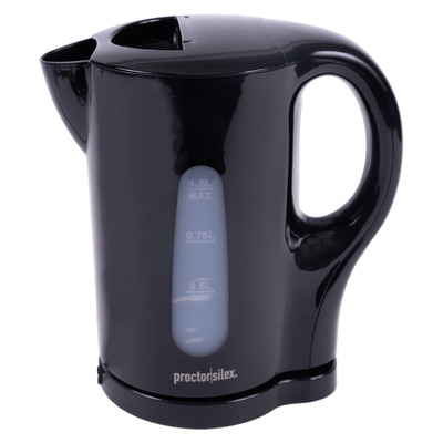 Proctor Silex - Durable kettle, Black, 1L