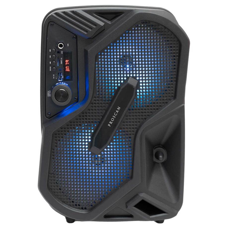 Proscan - Mini haut-parleur Bluetooth portable avec microphone, 8. Colour:  black, Fr