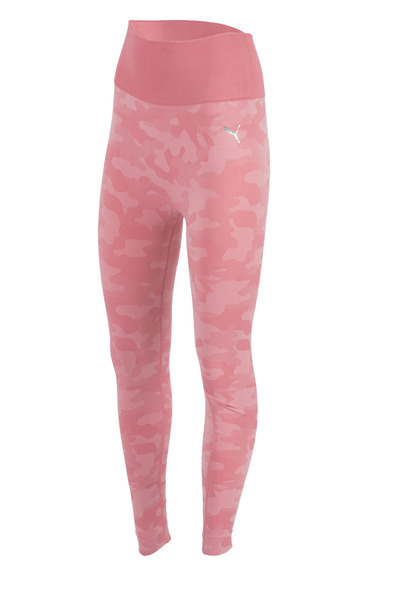 PUMA - Legging sans couture 7/8 à taille haute - Camouflage rose