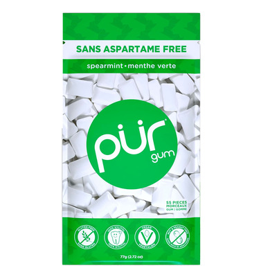 PUR - Gommes, Menthe verte - 55 mcx