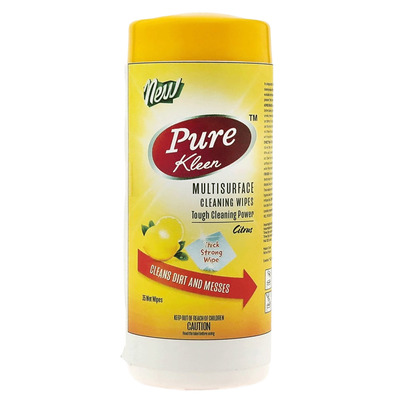 Pure Kleen - Multisurface cleaning wipe, citrus