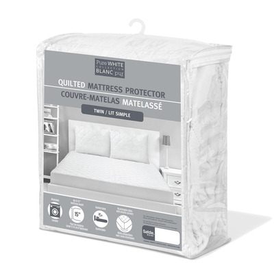 Pure White Collection - Quilted mattress protector