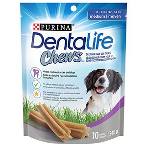 Purina - Dentalife Chews gâteries pour chiens pour les soins buccodentaires quotidiens