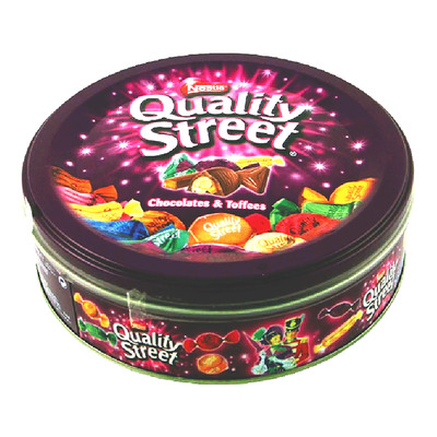 Quality Street - Chocolats et caramels en boîte ronde, 480g