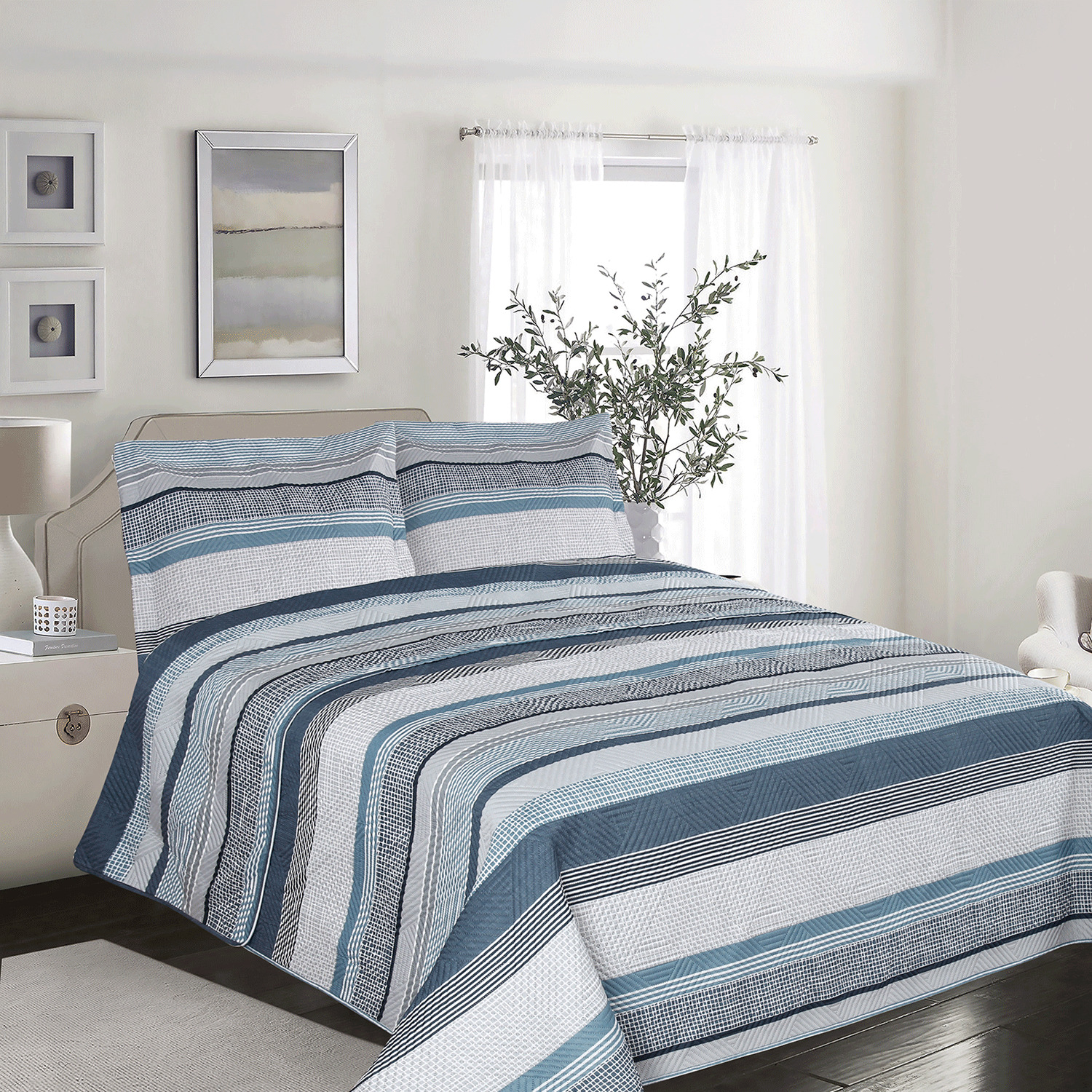 Quilt set, Fun stripes