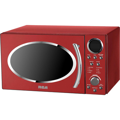 RCA - Retro countertop microwave, 0.9-cu ft 900W