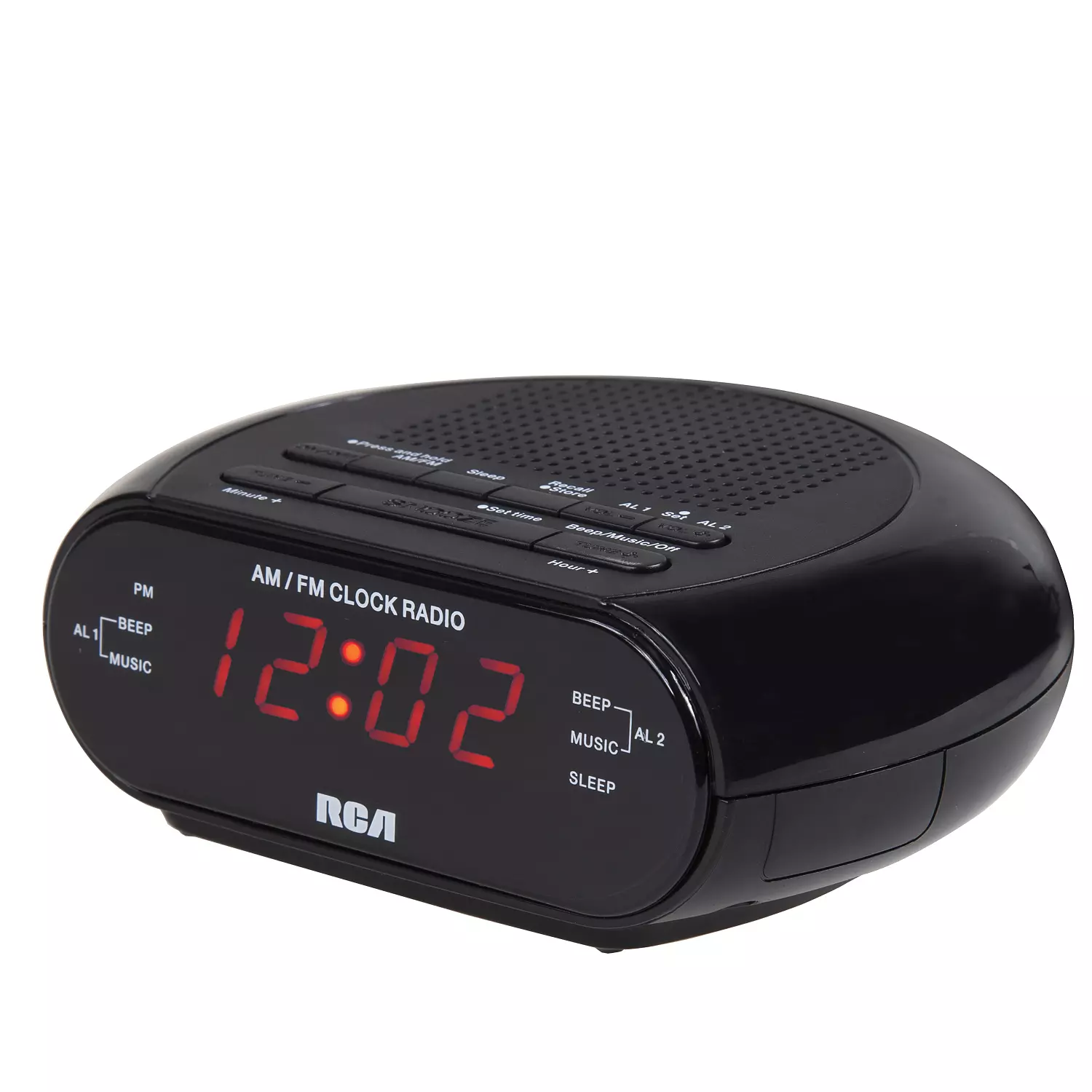 Radio-réveil RCA, port USB