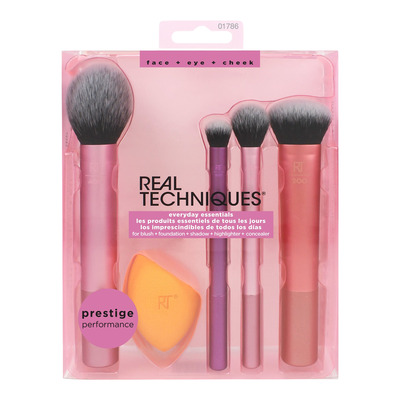 Real Technique - Makeup brushes - Everyday essentials, 5 pcs