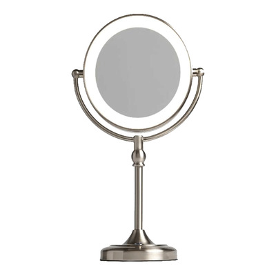 Rechargeable mirror with LED light