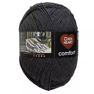Red Heart Comfort - Yarn, charcoal