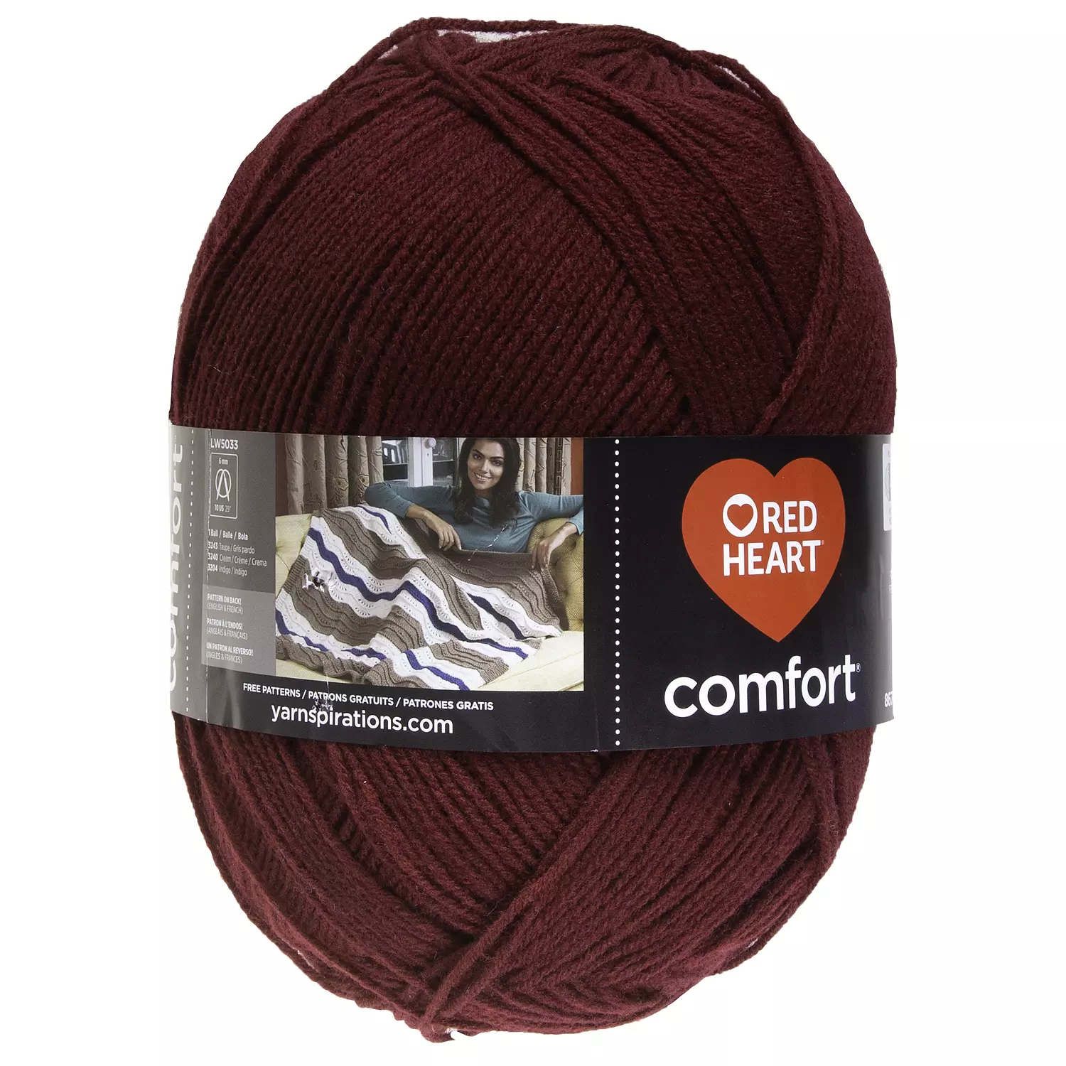 Red Heart Comfort - Yarn, claret