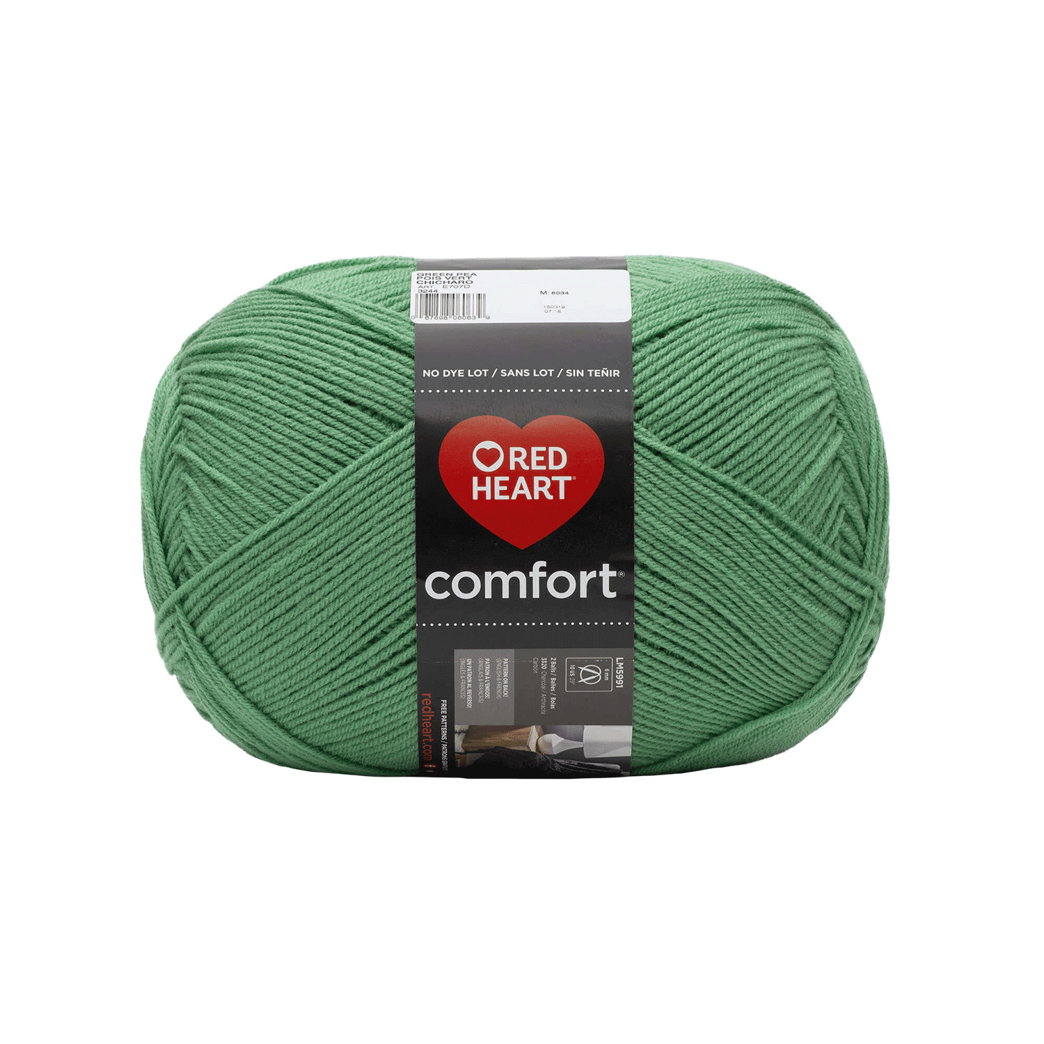 Red Heart Comfort - Yarn, Green pea