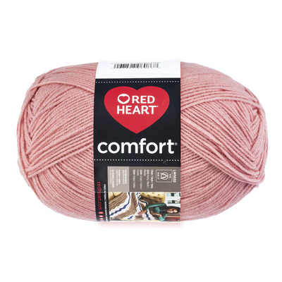 Red Heart Comfort - Yarn, Petal pink