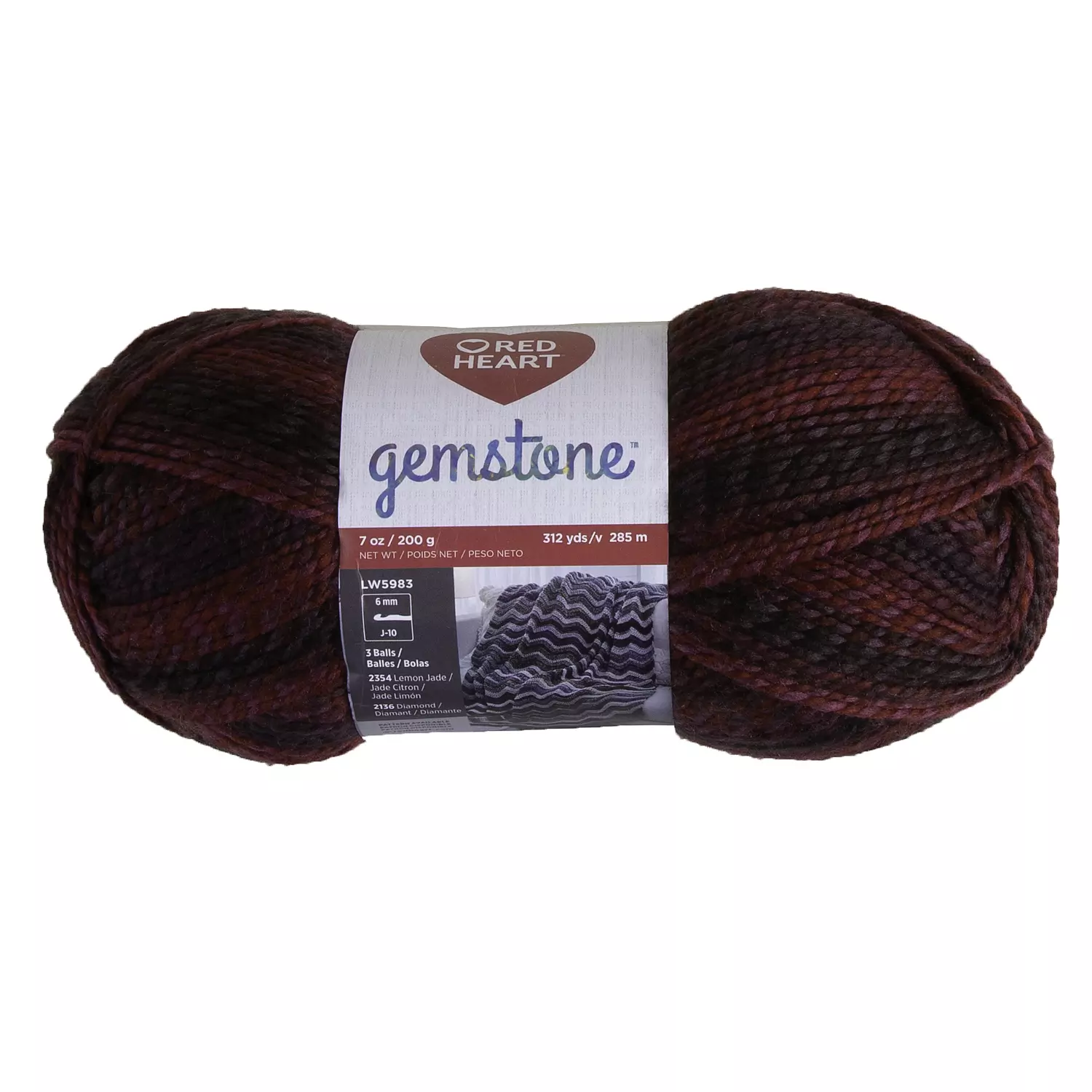 Red Heart Gemstone - Yarn, rubis