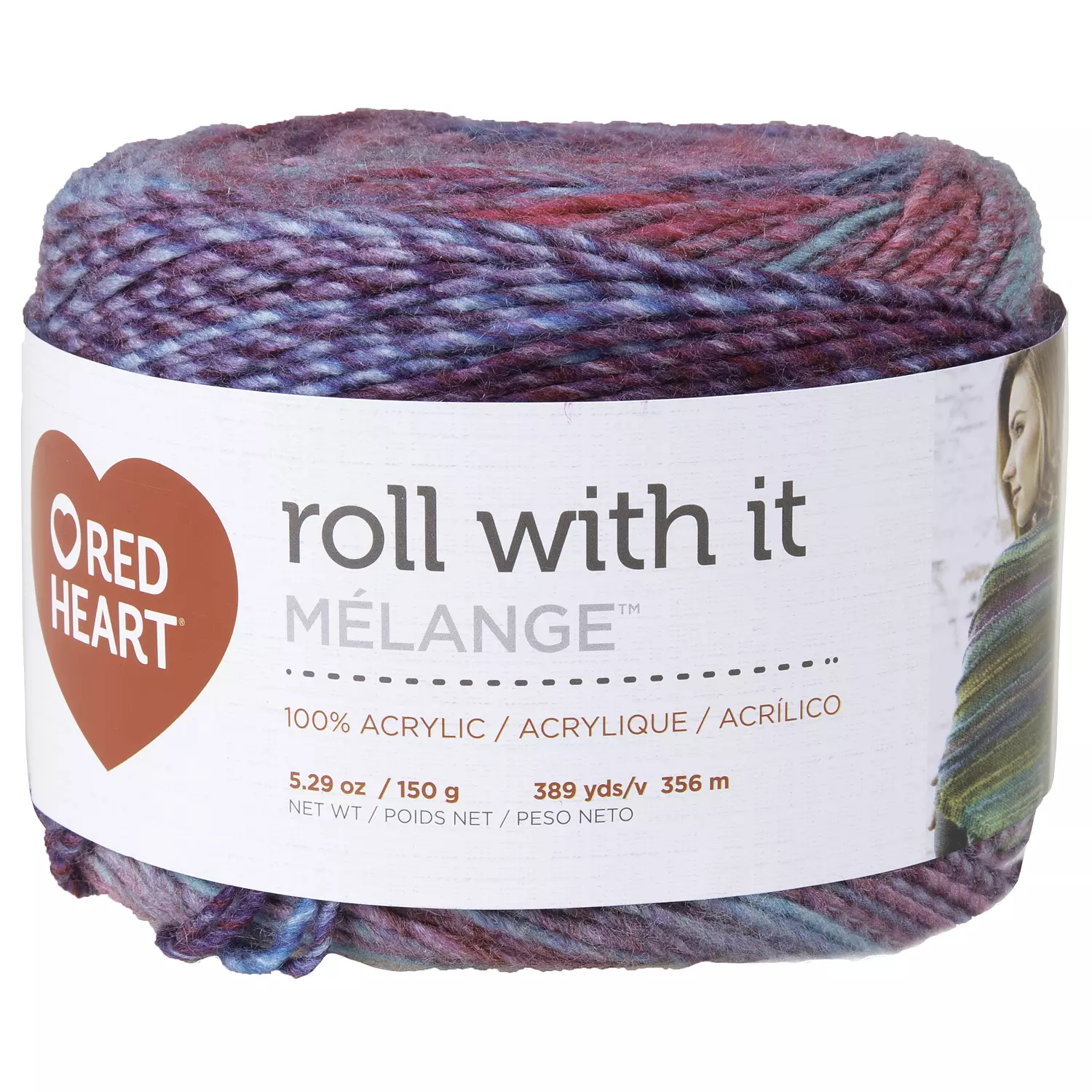 Red Heart Roll With It M&eacute;lange - Fil, potins