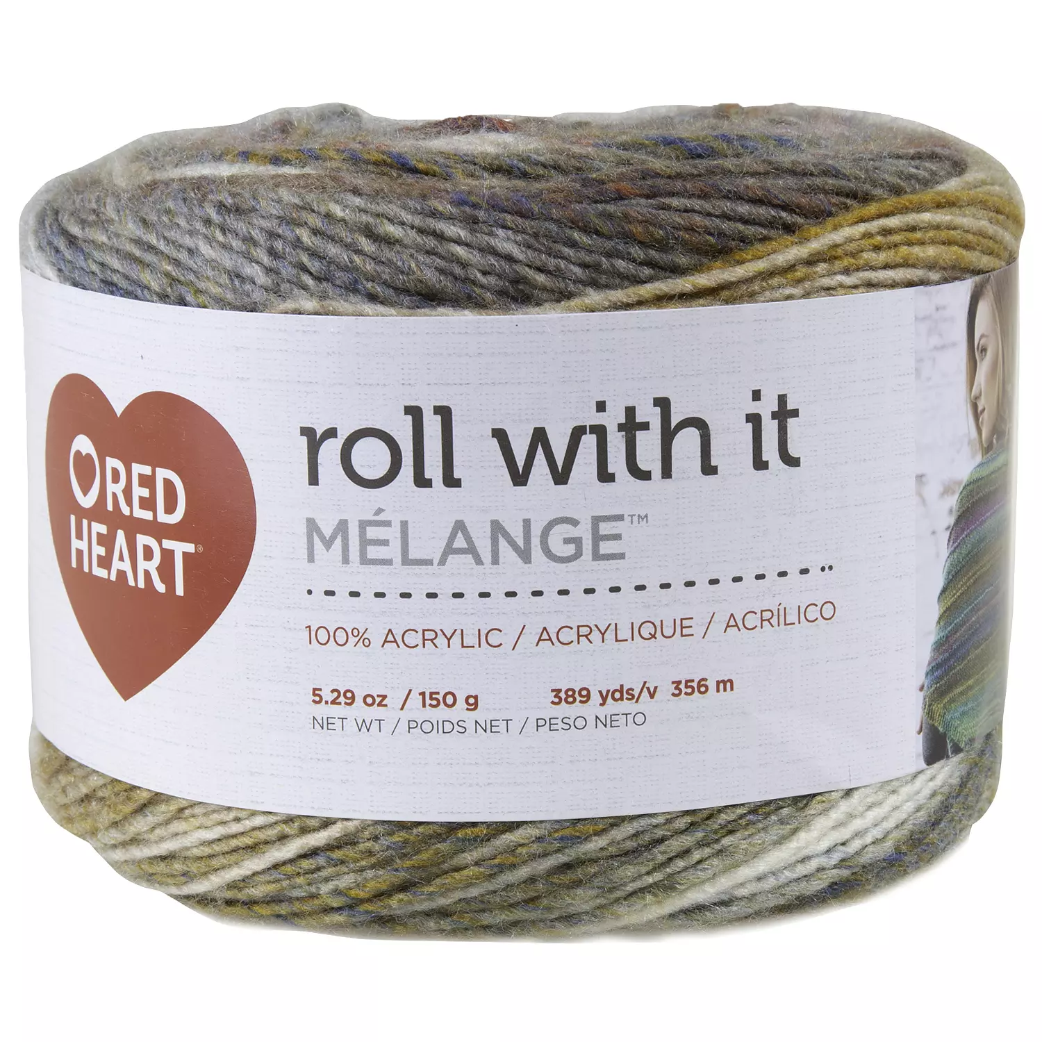 Red Heart Roll With It Mélange - Yarn, theater